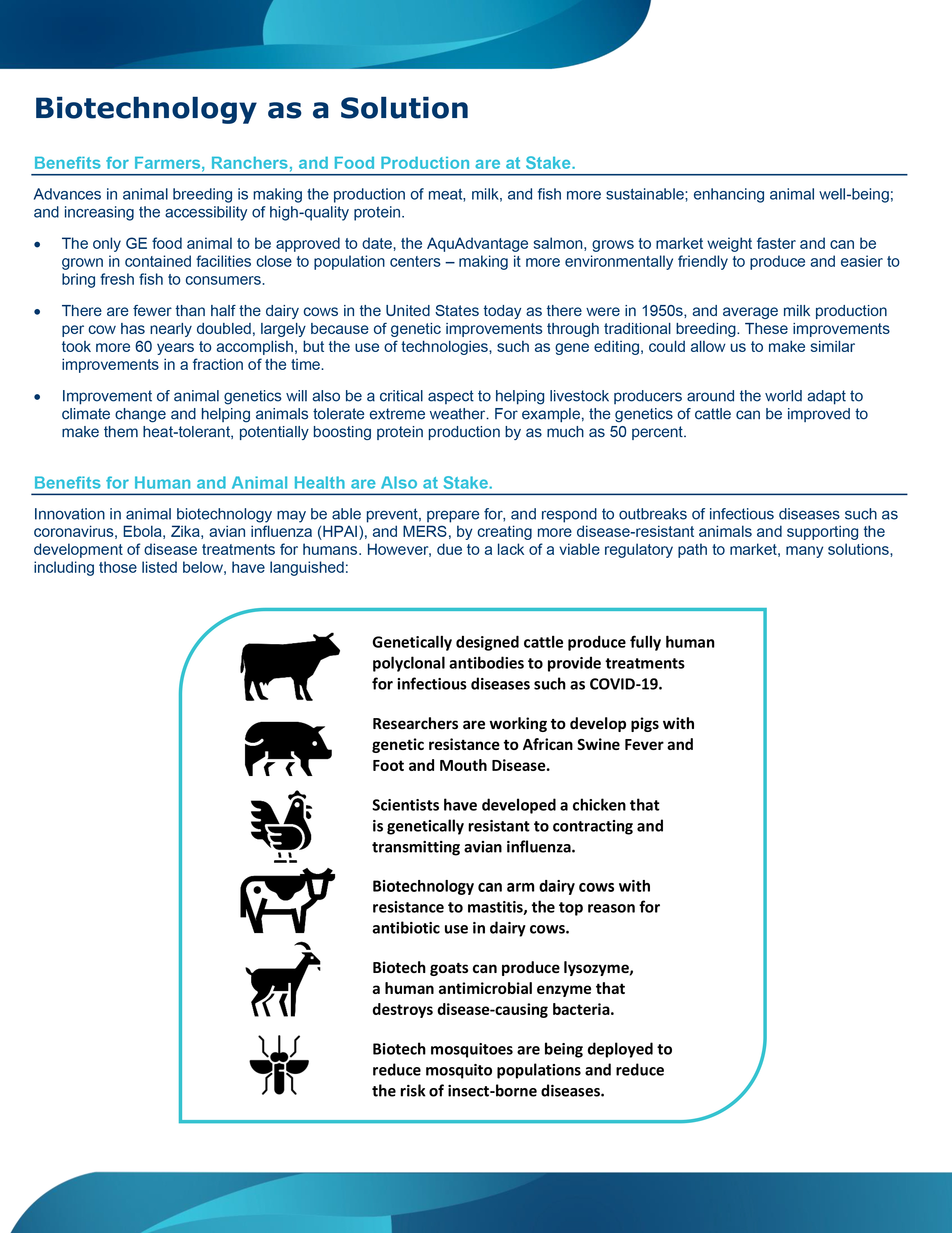 Animals and Genetic Innovation